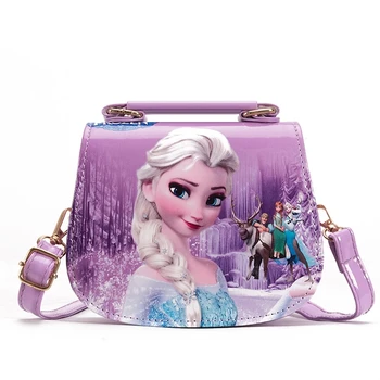 Disney Külmutatud 2 Elsa Anna printsess laste mänguasjad õlakott tüdruk Sofia princess beebi käekott kid fashion shopping bag kingitus 10