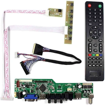 Control Board Monitor Komplekt LTN173KT02-T01-TV+HDMI+VGA+AV+USB-LCD LED ekraan Töötleja Juhatuse Juhi