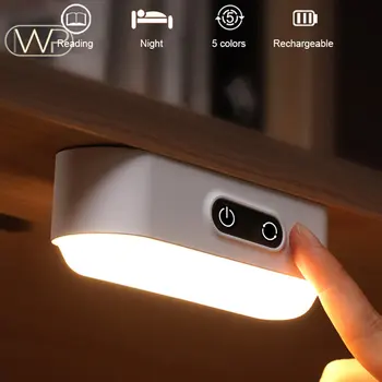 Intelligentne LED Laetav Magnet Kompaktne ja Kerge Dimm seinavalgusti Köögi Kapis Valgus Lambi 5 Värvid Uuringu Magada Valgustus 6