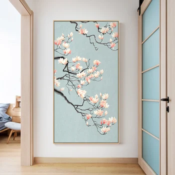 Uued Hiina stiilis Lõuendile Maali Lill Lotus leaf lauto Plakatid ja Morden Tranditional Prindi Seina Art Pilte Home Decor 16