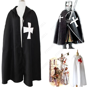 Must Valge Halloween Cosplay Keskaegsed Sõdalased Rolli Mängib Keebid Kostüüm Meeldib Victoria Rüütel Varjatud Rüü Rooma Impeerium 5
