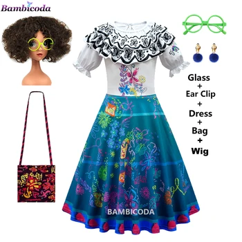 Encanto Cosplay Isabela Võlu Kostüüm Tüdruk Kleit Tüdrukud Fancy Kleidid Halloween Printsess Kleit Baby Jõulud Riided