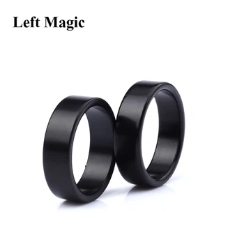 1 Tk Must Tugev Magnet Magic Ring Magnet Mündi Magic Trikke Sõrme Teenetemärgi Mustkunstnik Ringi 18/19/20/21MM Suurus B1028 1