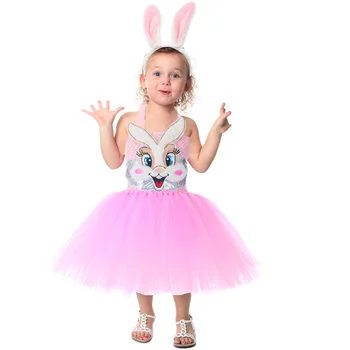 Beebi Tüdrukud Jänku-Tutu Kleit Lapsed Küüliku Cosplay Kostüümid Väikelapse Tüdruk Sünnipäeva Tülli Riided Puhkus Riideid