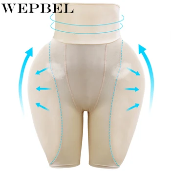 WEPBEL Kõrge Vöökoht Fengye Sponge Pad lühikesed Püksid, Sukkpüksid Naistele Shapewear jaoks Kõtu Kontrolli Keskelt Reie Body Shape Bodysuit Kujundamine 5