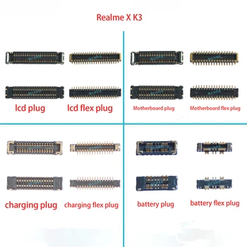 LCD Ekraan FPC Pesa Pistik Emaplaadi Pin USB Laadimine FPC Aku FPC Pesa Clip Plug Power FPC Eest Oppo Realme X 3 Pr