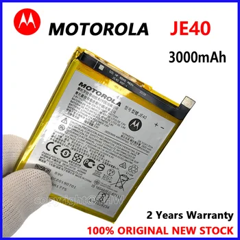 Motorola 100% Originaal 3000mAh JE40 Aku Motorola Moto Z3 Z 3 Nutikas Telefon Kõrge Kvaliteedi Batteria Patareid Jälgimine