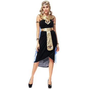 Seksikas Cleopatra Egiptuse Jumalanna Kostüüm Halloween Carnival Pool Egiptuse Kuninganna Cosplay Kostüüm 14