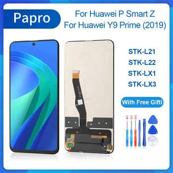 100% Test Huawei P Smart Z Huawei Y9 Prime (2019) LCD-Puutetundlik Ekraan, Digitizer Assamblee Asendamine STK-LX1 STK-L21 6