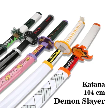2022 Uus Self-assembly Ce Demon Slayer Mõõk Katana Cosplay Relva Prop Tanjiro Sanemi Zenitsu Anime Mõõgad 11