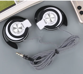 Shini Q140 3.5 mm Juhtmega Kõrvaklapid HIFI Raske Bass Peakomplekt Üle-kõrva Reguleeritav Kõrva konks Kõrvaklapid Muusika Kõrvaklapid Telefoni 13