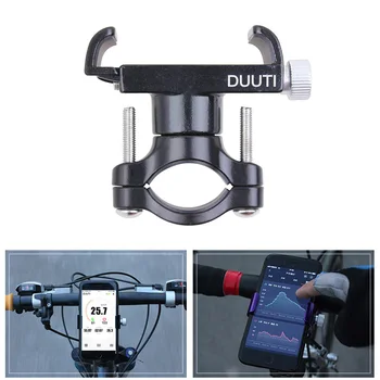 DUUTI Alumiinium Mobiiltelefoni Omanik Seisab Mootorratas jalgrattasõit Portable Anti-shake Mountain Bike Telefon Sulg 15