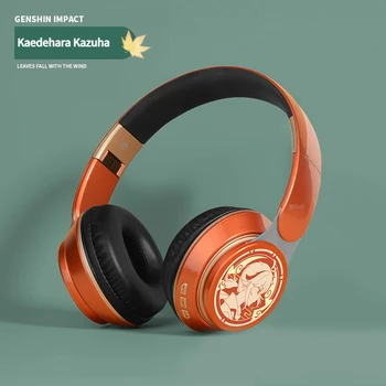 Juhtmeta Kõrvaklapid Kaedehara Kazuha Anime Genshin Mõju Teema Bluetooth Mugav Stereo Kokkupandav Mäng Peakomplekt Cosplay Kingitus 5