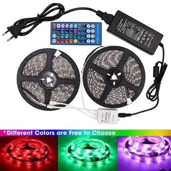 5M 10M LED Riba RGB RGBW RGB WW 5050 12V DC Paindlik LED Lint Lint 60Leds/m Veekindel + pult + EL Toide 2