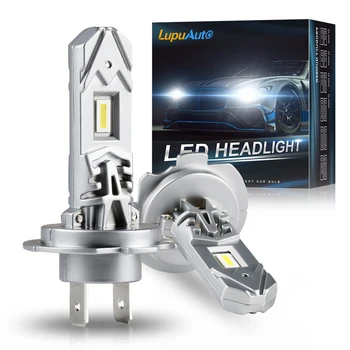 2tk Mini H7 LED Vilkur Turbo LED H7 Lamp 50W Traadita Auto Pea Lamp Fanless LED 16000LM Super Ere Xenon Valge 8
