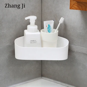 Zhang Ji Nurgas Hammas köök, vannituba ladustamise riiul Äravoolu Pestav Eemaldatav punch-free Self-adhesive Tugev koormus Flushable 7