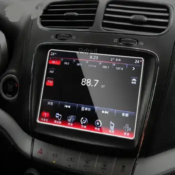 Mõeldud Dodge Journey 2013-2016 GPS navigation film LCD ekraan Karastatud klaasist kaitsekile Anti-scratch Film Interjöör Remondil Film 6