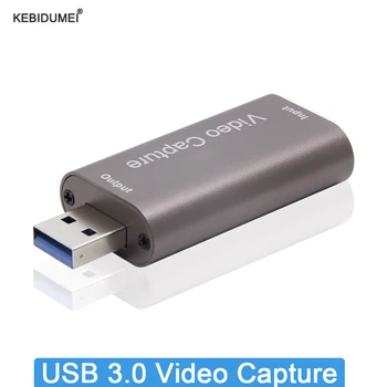 4K HDMI-ühilduva Video Capture Card USB 3.0 USB2.0 Grabber Diktofoni PS4 Mängu DVD Videokaamera Kaamera Salvestuse Live Streaming 5