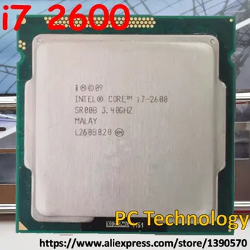 Algne Intel Core i7-2600 i7 2600 3.4 GHz PROTSESSOR 8M LGA1155 95W desktop Quad-Core Tasuta kohaletoimetamine laeva välja 1 päevaga