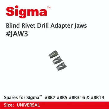 Vaba lõuad Sigma pime neet puurida adapter #BR5, #BR7, #BR316 ja #BR14