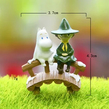 Cartoon Hippo Elf Paar Little Boy Mini Arvandmed Maastiku Kääbus Figuriin Kodu Haldjas Aia Kaunistamiseks Nukk Väikesed Kingitused, Mänguasjad 14