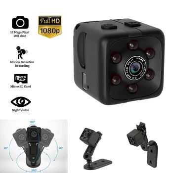 SQ11 1080P Kaasaskantav Kantavad Öise Nägemise Väike HD Nanny Cam Mini Indoor Varjatud Turvalisuse Cube Kaamera Videokonverents Diktofon 15