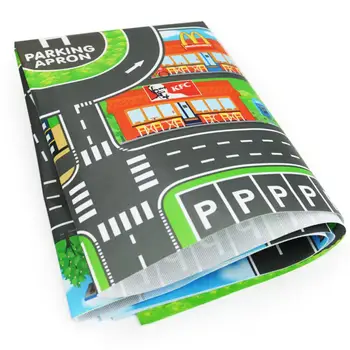 Laste Parkla Kaart Laste Mänguasja Auto City Parkla Kaardil inglise Versiooni Keskkonnasõbralik Mitte-kootud Materjal 15