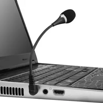 Mikrofon Anti-interferentsi Ergonoomika Selge Heli Müra Vähendamise Tahke Mini 3,5 mm Paindlik Mikrofon, Kõlar Õpetamiseks 9