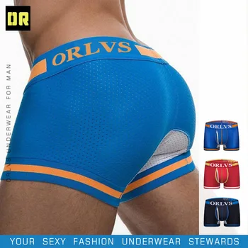 ORLVS tehase otsene fashion brand new silma aluspesu meeste vett hülgav mugavuse seksikas bokserid meestele OR118 10