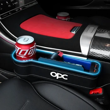 Auto istme pragu storage box Opel OPC OPCline värviga LED ümbritseva valguse mobiiltelefoni/ pudeli / kaart/ rahakoti auto tarvikud 10
