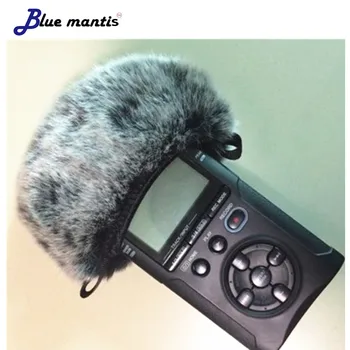 Sinine Mantis Väljas tehiskarusnahk Tuul Mikrofon Kate Tossike Tuuleklaasi Varruka Kilp Tascam Dr40 Surnud Kassi jaoks Tascam DR40
