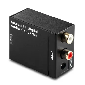 Audio Converter Digitaal-Analoog Audio kaabel Converter Digitaalne Optiline Koaksiaal RCA Toslink Signaali Analoog-kodukino-TV