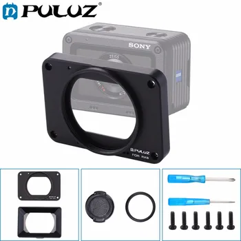 PULUZ Sony RX0/RX0 II Alumiinium Esipaneel + 37mm UV Filter Objektiivi+Objektiiv Päikesevarju &meeskonnad ja Scr Sony RX0 Tarvikud 14