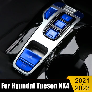 Näiteks Hyundai Tucson NX4 2021 2022 2023 Car Center Console käiguvahetuse Mms Lüliti Nupud Hõlmab Sisekujundus Kleebised Tarvikud