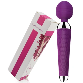 Laadige Magic Wand AV-Võimas Vibraator Kliitori Vibraatorid Massager Seksuaalse Wellness Erootilise Sugu Mänguasjad, Naiste Täiskasvanud Toodet 18+ 2