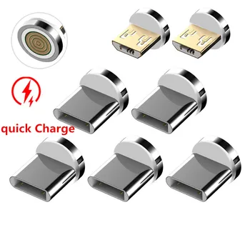 5A Ring Magnetic plug Kaabel iPhone Laadija Tüüp C Micro-USB-C Pistikud Kiire Laadimise Adapter Telefoni Tüüp-C magnet-Liides