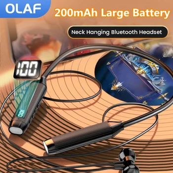 OLAF 200mAH TWS Juhtmeta Kõrvaklapid Fone Bluetooth-Kõrvaklapid Koos Mikrofoniga Magnet Sport Töötab Earbuds Veekindel Peakomplekt Gamer 8