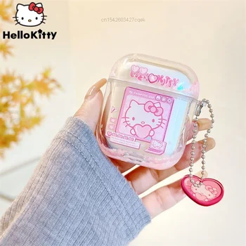 Sanrio Hello Kitty AirPods 3 Pro Juhul Bluetooth-Peakomplekti Airpods 1/2 Põlvkonna Kõrvaklappide Juhul Raba Läbipaistev Disain Kate 8