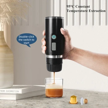 Kaasaskantav Täis-Automaatne Espresso Kohvimasinat Mini Suurte Ja Väikeste Kapslit 12