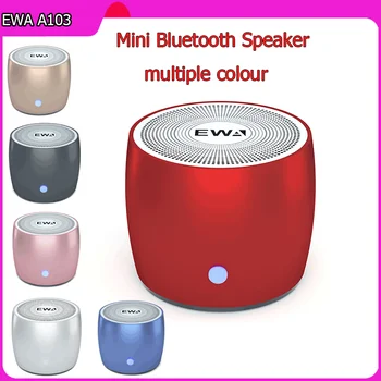EWA A103 Mini Bluetooth-Kõlarid saksa Bass Kõlari Outdoor/Indoor Laagri/Jalgratta /Raveli Metallist Kast Valju Heli 12