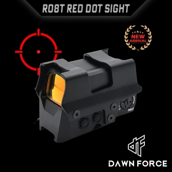 Taktikaline Romeo-8T Holograafiline Optika Red Dot Silmist 1x38mm RifleScope Sobib 20mm Picatinny Jahi-ja Airsoft Täis Märgistus