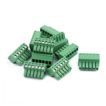 100TK 15EDG 3,5 mm KF2EDG 3,5 mm PCB Screw Terminal Blocks-Liides (Plug Pin-Õige Nurga all 3,5 mm Sammuga Päise Pesa 2-12 Pin-koodi 2