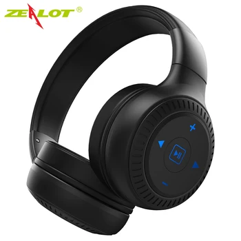 SELOOTES B20 Bluetooth Headset Kõrvaklapid Mikrofoniga Stereo, Bass Kokkupandav Traadita Kõrvaklapid Arvuti Telefonid Toetavad Aux 2