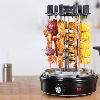Elektriahi Kodu Suitsuta Grill Automaatne Pööramine, Grill Varras Grillitud Kebab Masin 220V 11