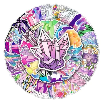 10/50TK Värvikas Õnnelik Crystal Graffiti Kleebised Esteetiline DIY Vee Pudel Sülearvuti Rula Auto, Mootorratas, Jalgratas Pagasi 19