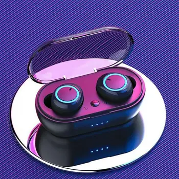 Y50 TWS Magnet-Traadita Kõrvaklapid, Bluetooth Kõrvaklapid Sport Earbuds Touch Control Gaming Headset Koos Mic kuuldeaparaat Handfree 11