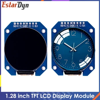DC 3.3 V 1.28-tolline TFT LCD Ekraan Moodul Ring RGB IPS HD 240x240 Resolutsioon GC9A01 Juht 4 Traat SPI Liidese Adapter Juhatus