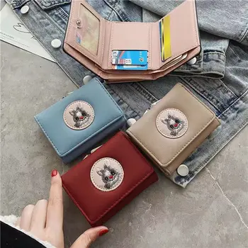 Naiste rahakotid Nahast Väike Brändi Mini Naiste Jätab Taskud Rahakotid Naiste Lühike, Mündi Lukuga Kotis õie Krediitkaardi Omanik 421