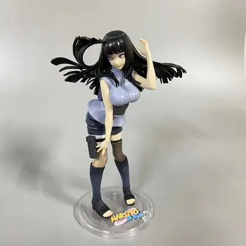 21cm Naruto Shippuden Anime Figuriin Mudel GK Hinata Hyuga Tegevus Joonis Kõrgus PVC Kuju Kogumise Mänguasi Figma Nukk 18