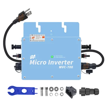 Mars Rock 700W Microinverter Solar Power Grid Tie Inversor 22-50V DC AC 120V 230V Max 2 TK 380W päikesepaneel IP65 5
